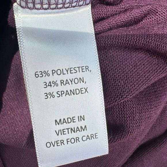 Purple Women's Tunic Top - Picture 9 of 10